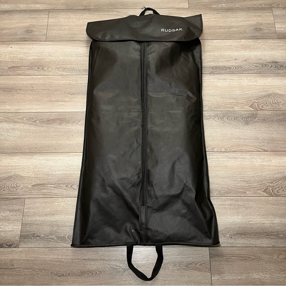 Rudsak navy down winter coat with leather waistband and details - Picture 7 of 16